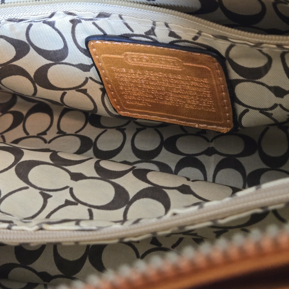Coach Caramel Leather Tote - Picture 9 of 9